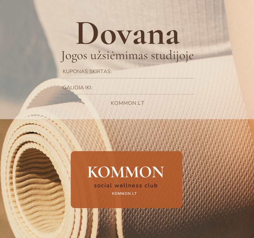 Dovanų kuponas: asmeninė joga - Image 3
